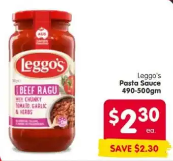 Leggo's Pasta Sauce
