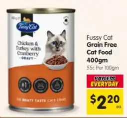 Spar Fussy Cat Grain Free Cat Food offer