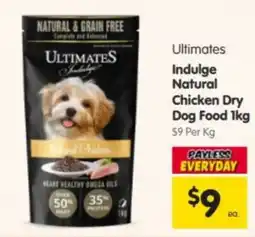 Spar Ultimates Indulge Natural Chicken Dry Dog Food offer