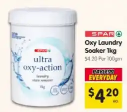 Spar SPAR ultra oxy-action laundry stain remover offer