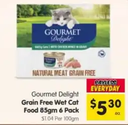 Spar Gourmet Delight Grain Free Wet Cat Food offer