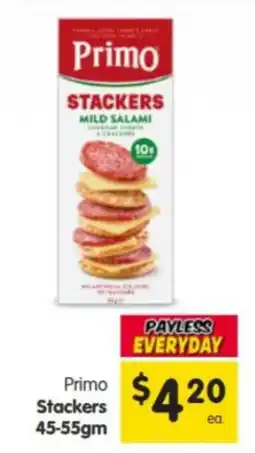 Spar Primo Stackers offer