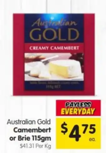 Australian Gold Camembert