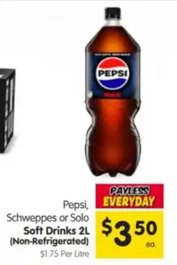 Spar Pepsi Soft Drinks 2L offer