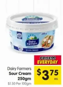 Spar Dairy Farmers Sour Cream offer