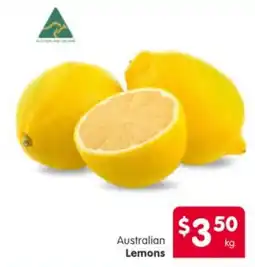 Spar Australian Lemons offer