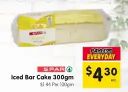 Spar SPAR Iced Bar Cake offer