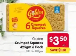Spar Golden Crumpet Squares offer