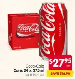 Spar Coca-Cola Cans offer