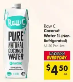 Spar Raw C Coconut Water offer