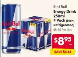 Spar Red Bull Energy Drink offer