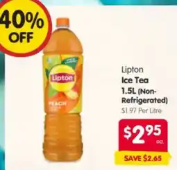 Spar Lipton Ice Tea Peach offer