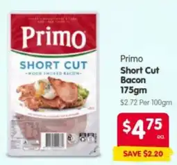 Spar Primo Short Cut Bacon offer