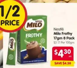 Spar Nestlé Milo Frothy offer
