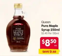 Spar Queen Pure Maple Syrup offer