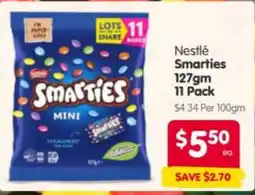 Spar Nestlé Smarties Mini offer