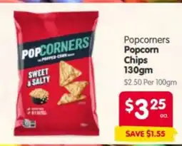 Spar Popcorners Popcorn Chips offer