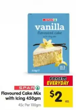 Spar SPAR Flavoured Cake Mix with Icing offer