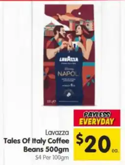 Spar Lavazza Tales Of Italy Coffee Beans offer