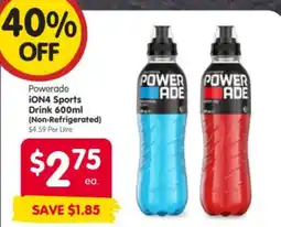 Spar Powerade iON4 Sports Drink offer