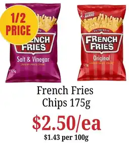 Farmer Jack's French Fries Chips offer