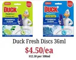 Farmer Jack's Duck Fresh Discs offer