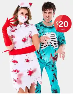 Kmart Nurse and Patient Costume offer