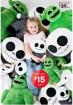 Kmart Jack Skellington and Sally Plush offer