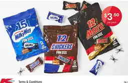 Kmart Mars Fun Size offer