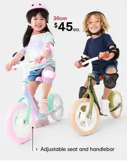 Kmart Adjustable seat and handlebar offer