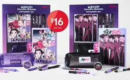 Kmart Kpop demon hunters stationery set offer