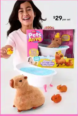 Kmart Zuru Pets Alive Mommy Cappy & Baby Surprise offer