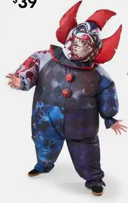 Kmart Inflatable Zombie Clown Costume offer