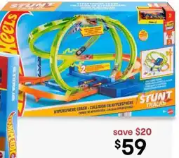 Kmart Hot Wheels Stunt Tracks Hypersphere Crash offer