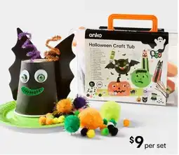 Kmart anko Halloween Craft Tub offer