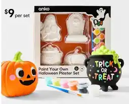 Kmart anko Paint Your Own Halloween Plaster Set offer