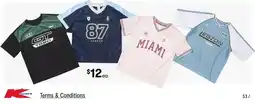 Kmart Assorted jerseys offer