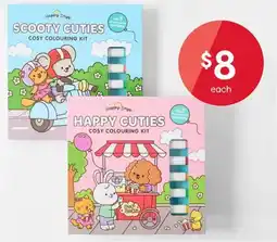 Kmart Happy Days Scooty Cuties Cosy Colouring Kit offer