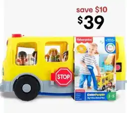 Kmart fisher-price LittlePeople Big Yellow School Bus offer