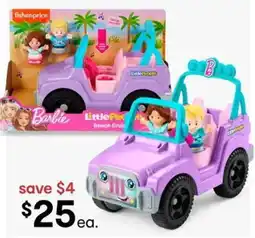 Kmart Barbie LittlePeople Beach Cruis offer