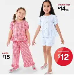 Kmart woven tops offer