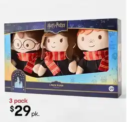 Kmart Harry Potter 3 Pack Plush offer