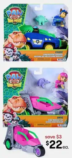 Kmart PAW Patrol The Dino Movie Skye Dino Rescue Jet offer