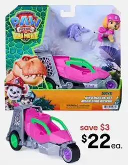 Kmart PAW Patrol The Dino Movie Skye Dino Rescue Jet offer