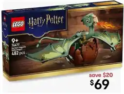 Kmart LEGO Harry Potter Norbert: Hagrid's Baby Dragon offer