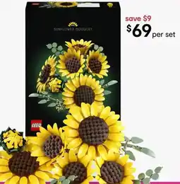 Kmart LEGO Sunflower Bouquet offer