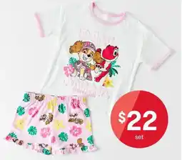 Kmart Paw Patrol shorts set offer