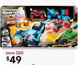 Kmart Monster Jam Monster Motors Rev Up Raceway offer