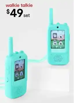 Kmart walkie talkie offer