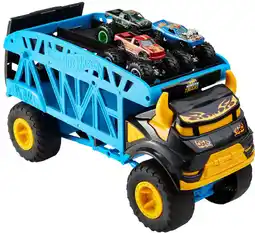 Target Hot Wheels Monster Trucks Monster Mover & 3 Trucks offer